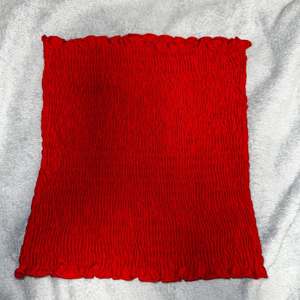 red tube top size small